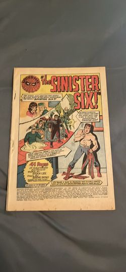 the Amazing Spider-Man Annual #6 (1969) the first appearance of the Sinister Six
