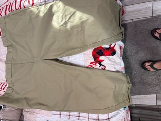 Dickies 874 Original Men's Tan Flat-Front Chinos. Size 58 waist X 30 length