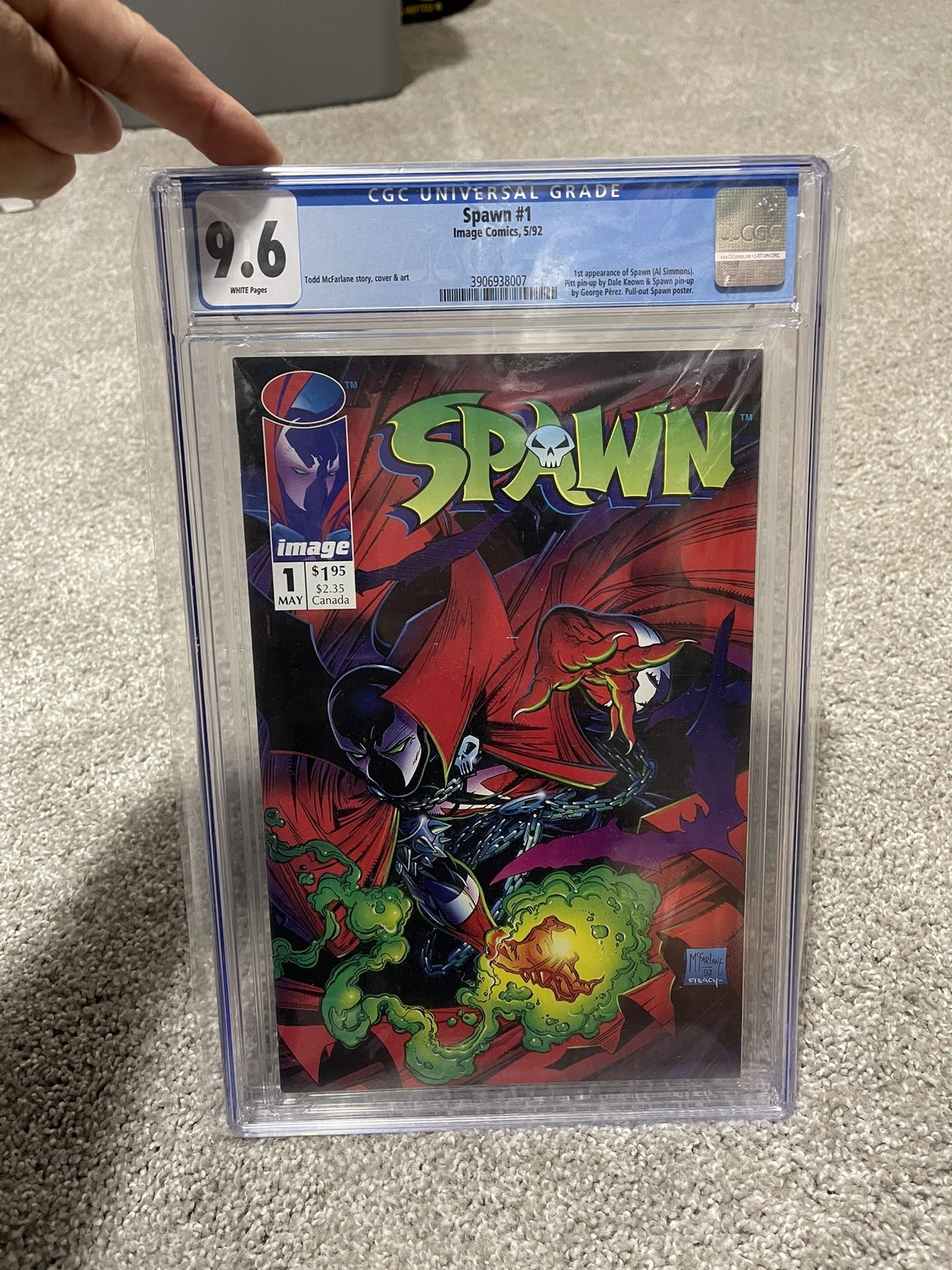 CGC GRADE 9.6 Spawn Issue 1