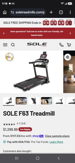 Sole F63 Treadmil