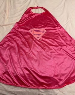 Supergirl Pink Cape for Halloween