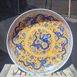 Antique Chinese Porcelain Starter Plate