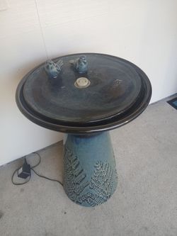 ELECTRIC CERAMIC WATER FOUNTAIN