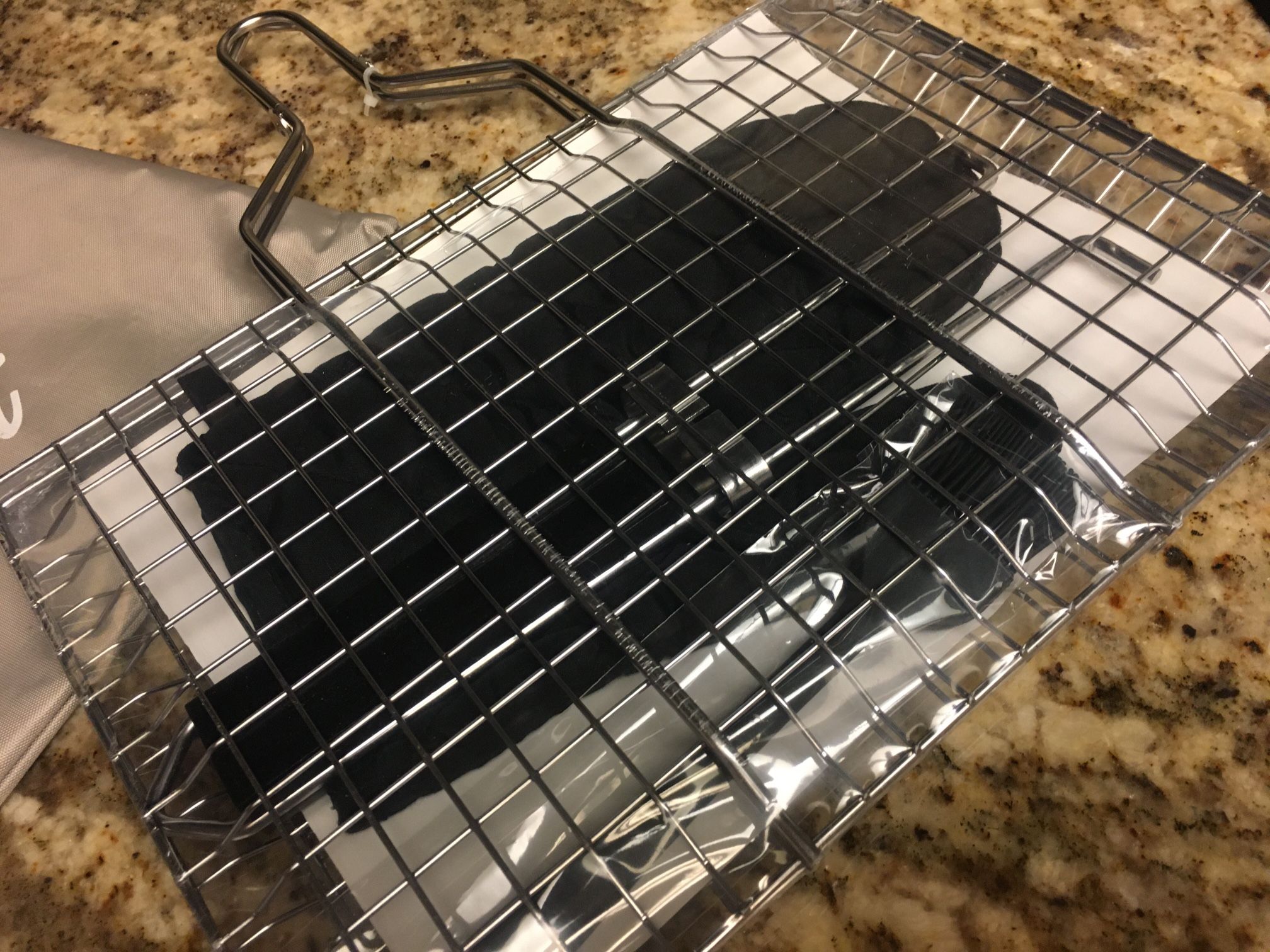 Grill Set - Basket To Cook Fish Or Anything In