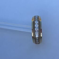 10k Gold Men’s Size 10 Kay Diamond Ring 