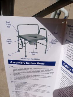 SIZEWISE PORTABLE COMMODE XL