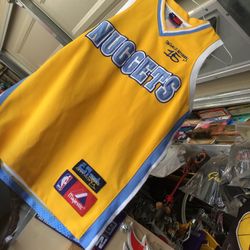 Denver Nuggets Youth Basketball Jersey Size L 10/12 Yrs Old