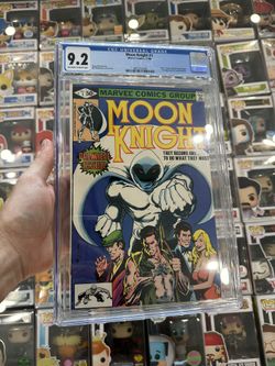 MOON KNIGHT 1 CGC 9.2 WHITE PAGES 1980 ORIGIN OF MOON KNIGHT Marvel...