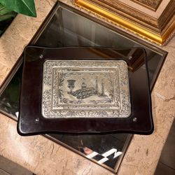 Jewish Shabbat Challah 925 Sterling Tray