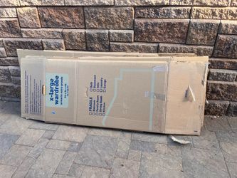 Wardrobe, moving boxes