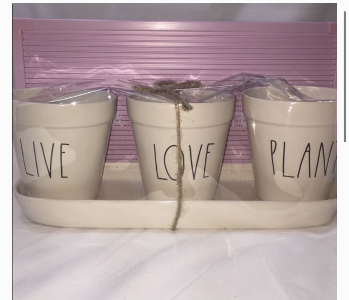 Rae Dunn LIVE,LOVE, PLANT