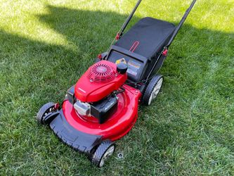 Honda Powered Troy-Bilt 21" Push Lawn Mower with Large Rear Wheels