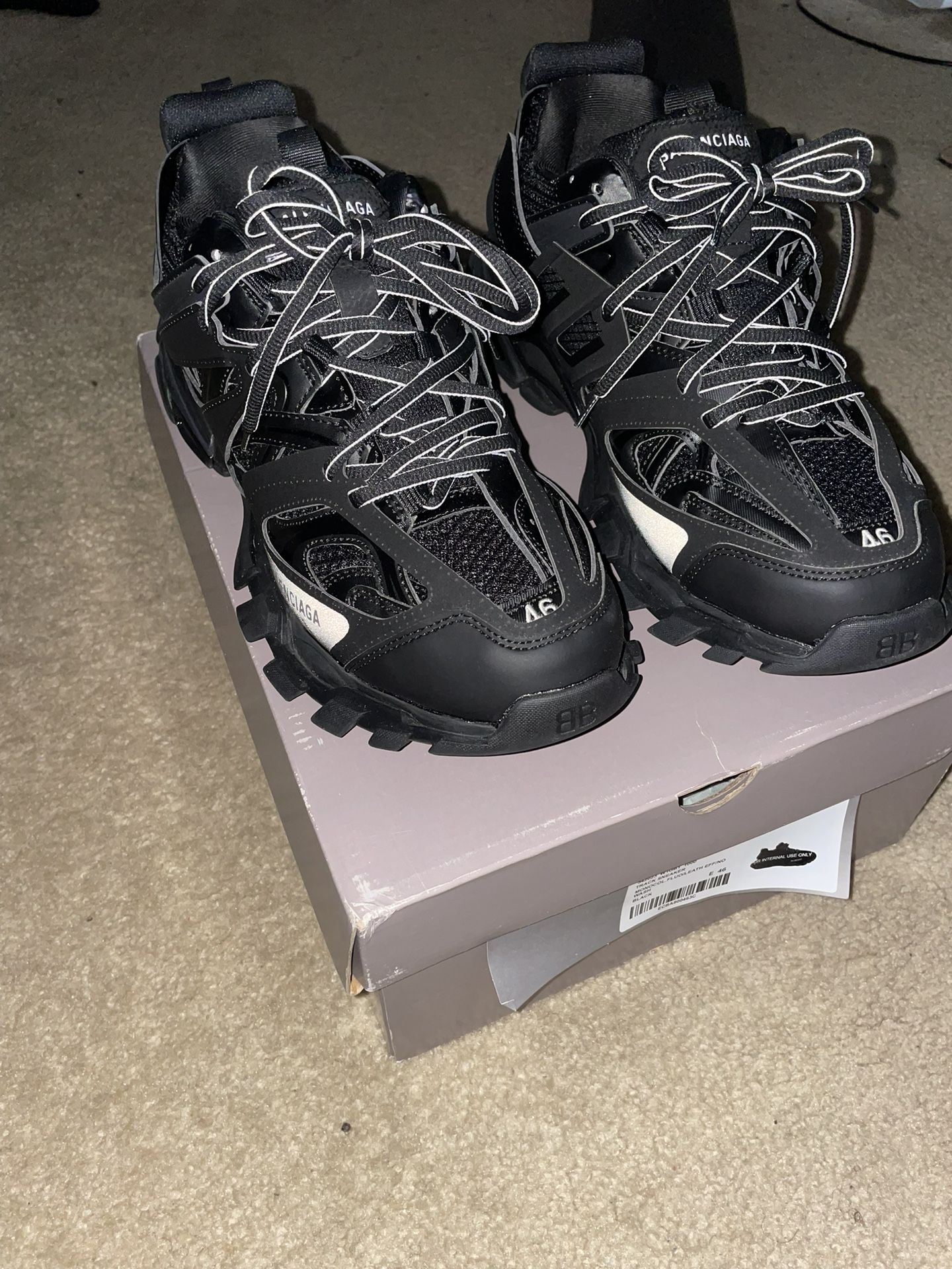 Balenciaga Track runner Black size 46 (us 12)