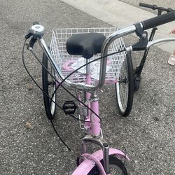 Pink trike bike