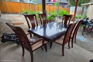 Dining table set