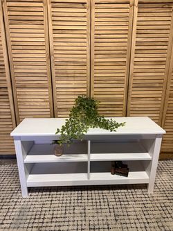 TV Stand with Open Shelves