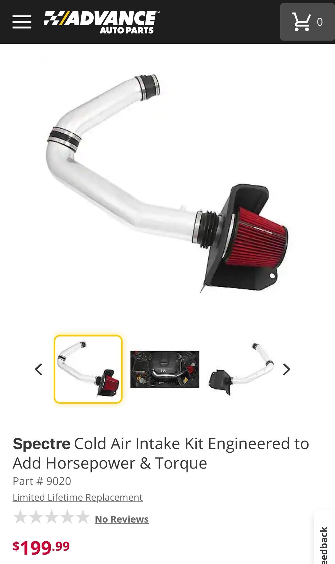 2013-‘15 Dodge/Jeep Air Intake