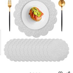 Silver shimmer Placemats (50)