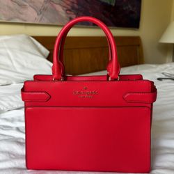 Red Kate Spade Bag And Wallet