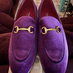 Men's Velvet Loafers Size 13