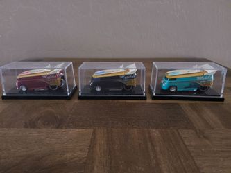 2013 Diecast Liberty Promotions/Hot Wheels Set Of Surfin Series Malibu VW Drag Buses