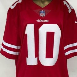 New Nike Vapor Stitched Limited 49ers  #10 Jimmy Garrapolo Sz 2XL Jersey