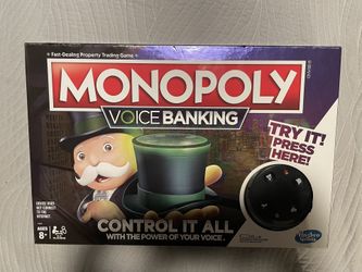 Monopoly Voice Banking Board Game