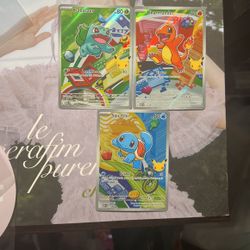 Pokemon First Partner Illustration Box Kanto Promo Set