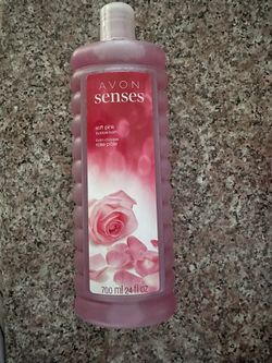 Avon Senses Soft Pink Bubble Bath