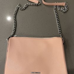 Rebecca Minkoff Pink Crossbody Bag with Minimalist Design