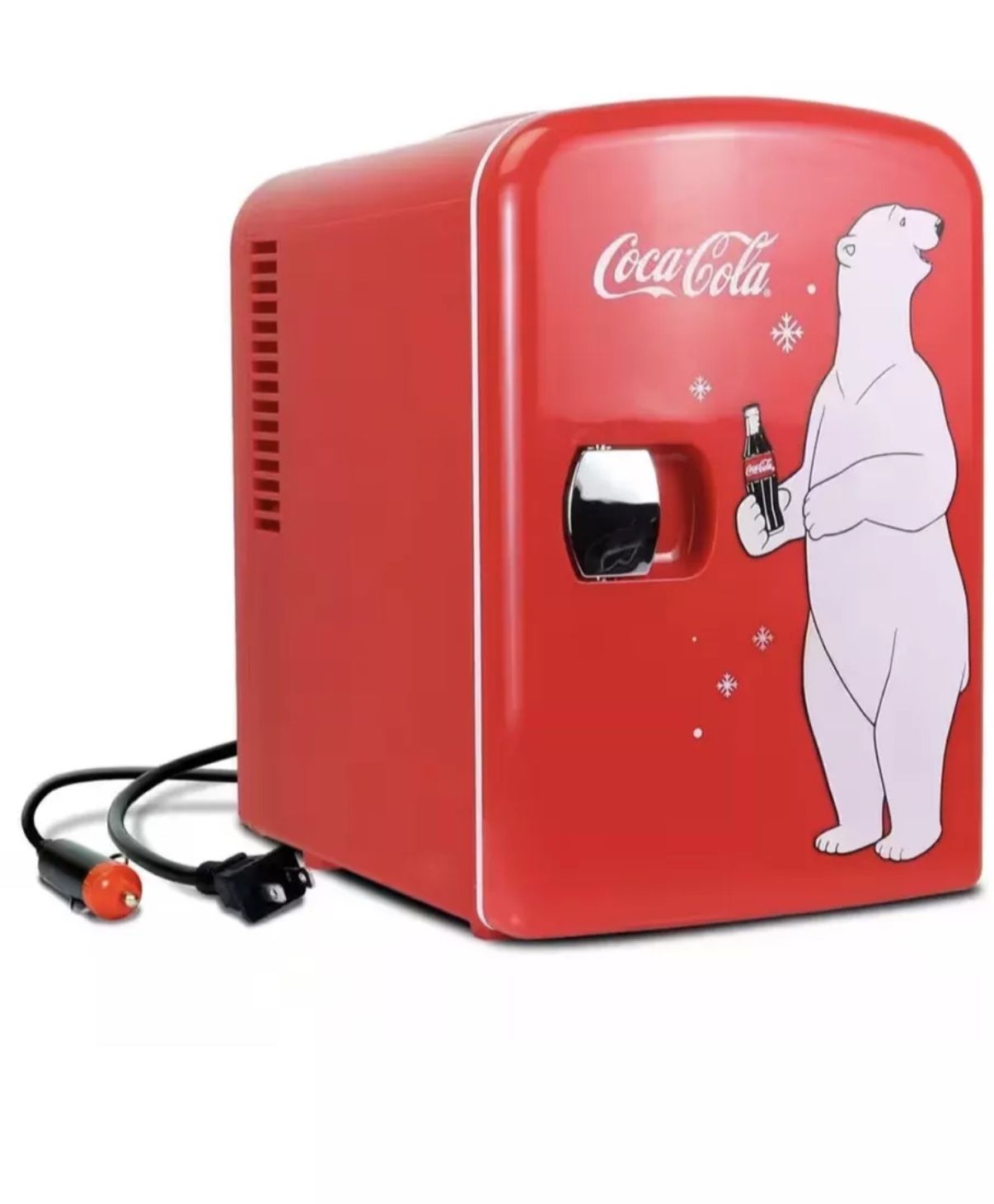 Coca-Cola Portable Mini Refrigerator - Fits 6 Cans (NEW)