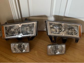 GMC Canyon Chevrolet Colorado headlights and fog lights