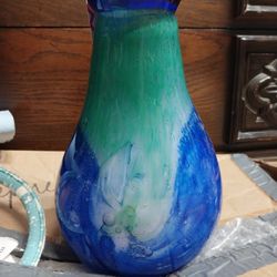 Hand Blown Glass Vase