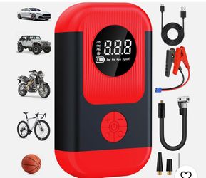 Tire inflator, and jumpstart