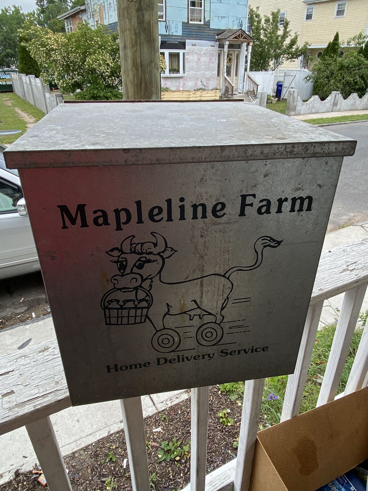Vintage Milk Crate Box