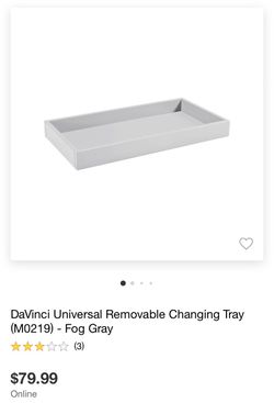 New DaVinci universal Changing tray (washed natural)