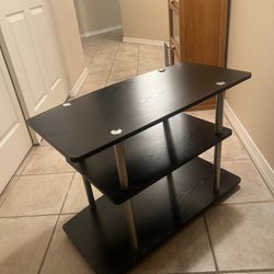 Black Wood TV Stand/table 