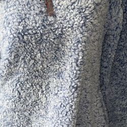 Original Waterproof Vintage 1/4 Pullover Frosted Sherpa M Blue