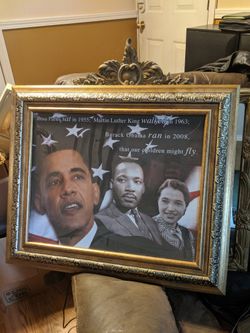 Obama framed print poster