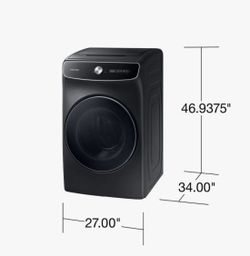 6.0 cu. ft. Total Capacity Smart Dial Washer with FlexWash™ and Super Speed Wash in Brushed Black