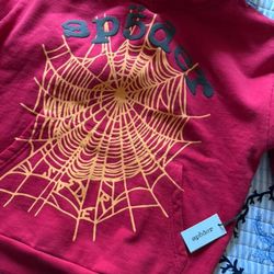 New Sp5der Hoodie Size Medium 