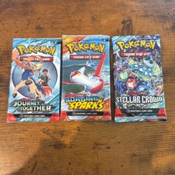 Pokémon Booster Packs Surging Sparks Journey Together Stellar Crown