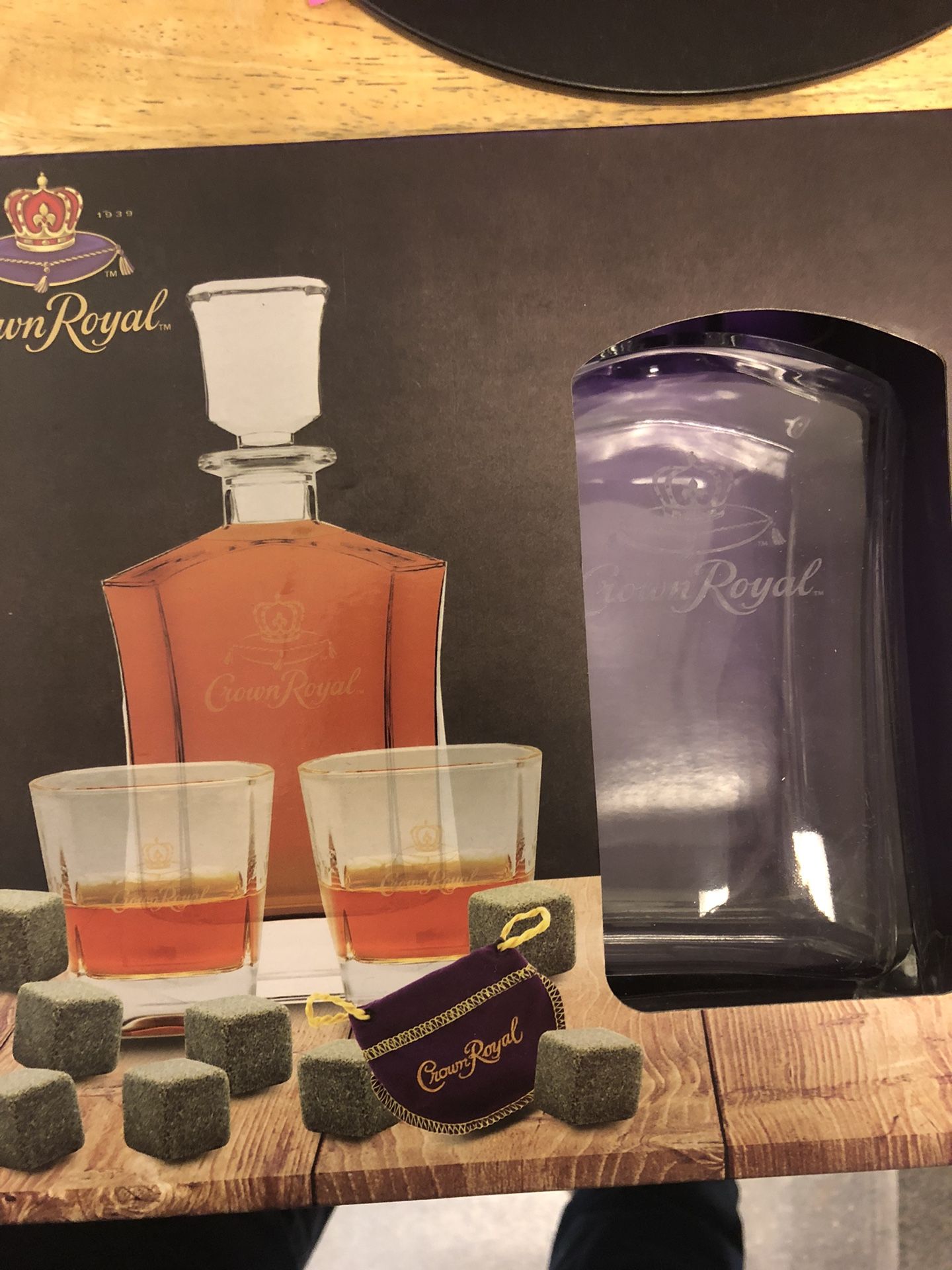 Crown Royal Decanter Set