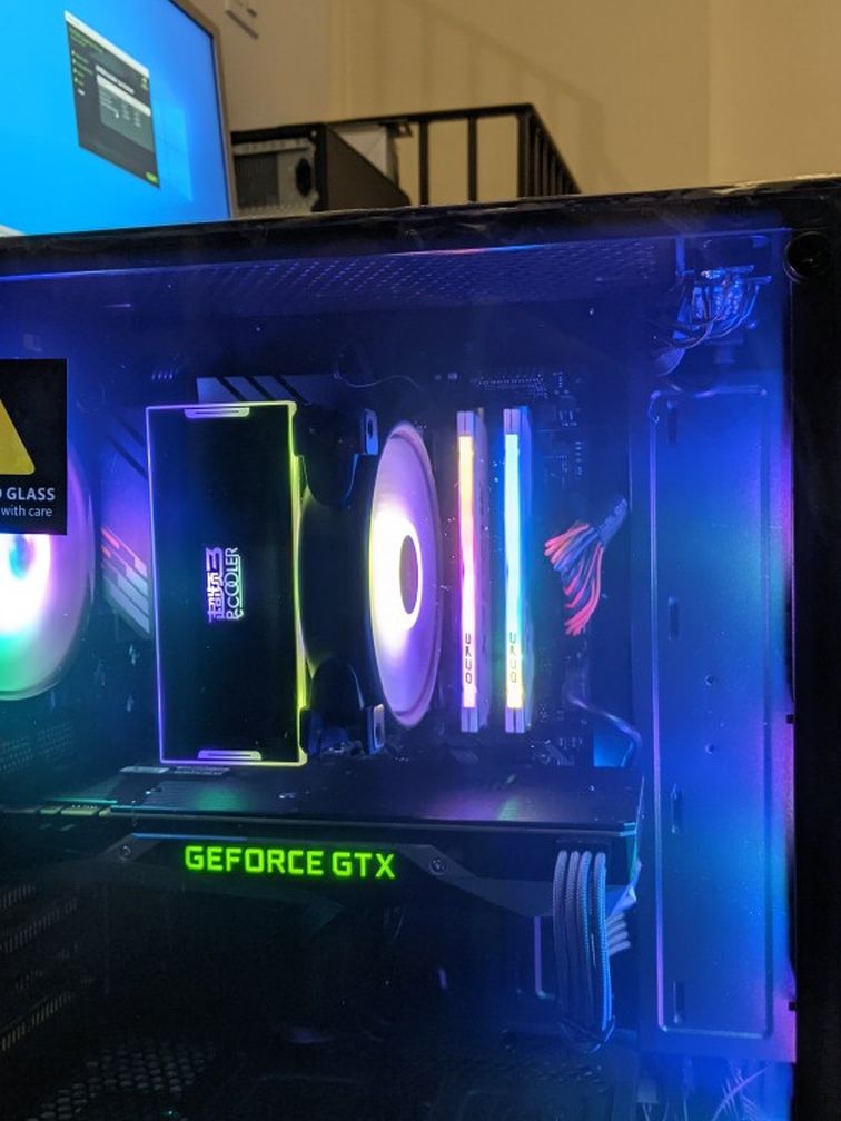 Gaming Pc - Custom Tempered Glass Build (New, Glass Film Attached)