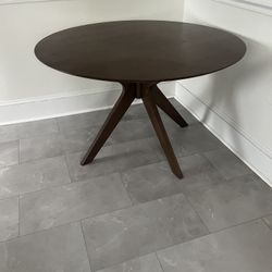 Brown Dining Table - Round