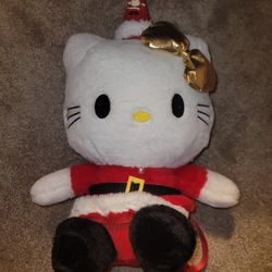 Hello Kitty Christmas Plush Backpack 