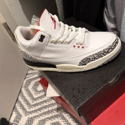 Jordan 3’s Retro White Cement