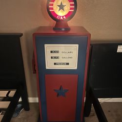 Light Up Gas Tank Cabinet