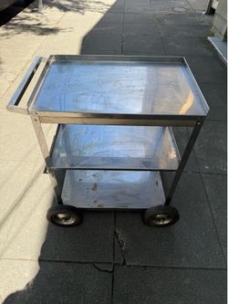 Stainless Steel Bar Cart