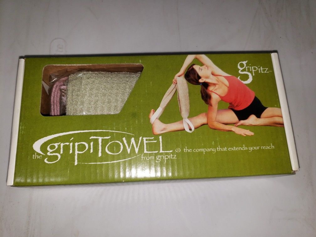 New Gripi Towel Yoga, Workout, Stretch, Exercise Towel 

